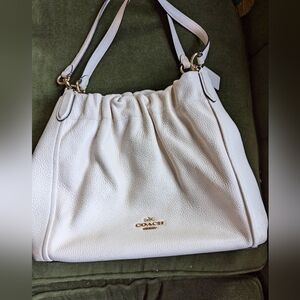 Coach C1454 Maya pebble leather purse caulk bag handbag